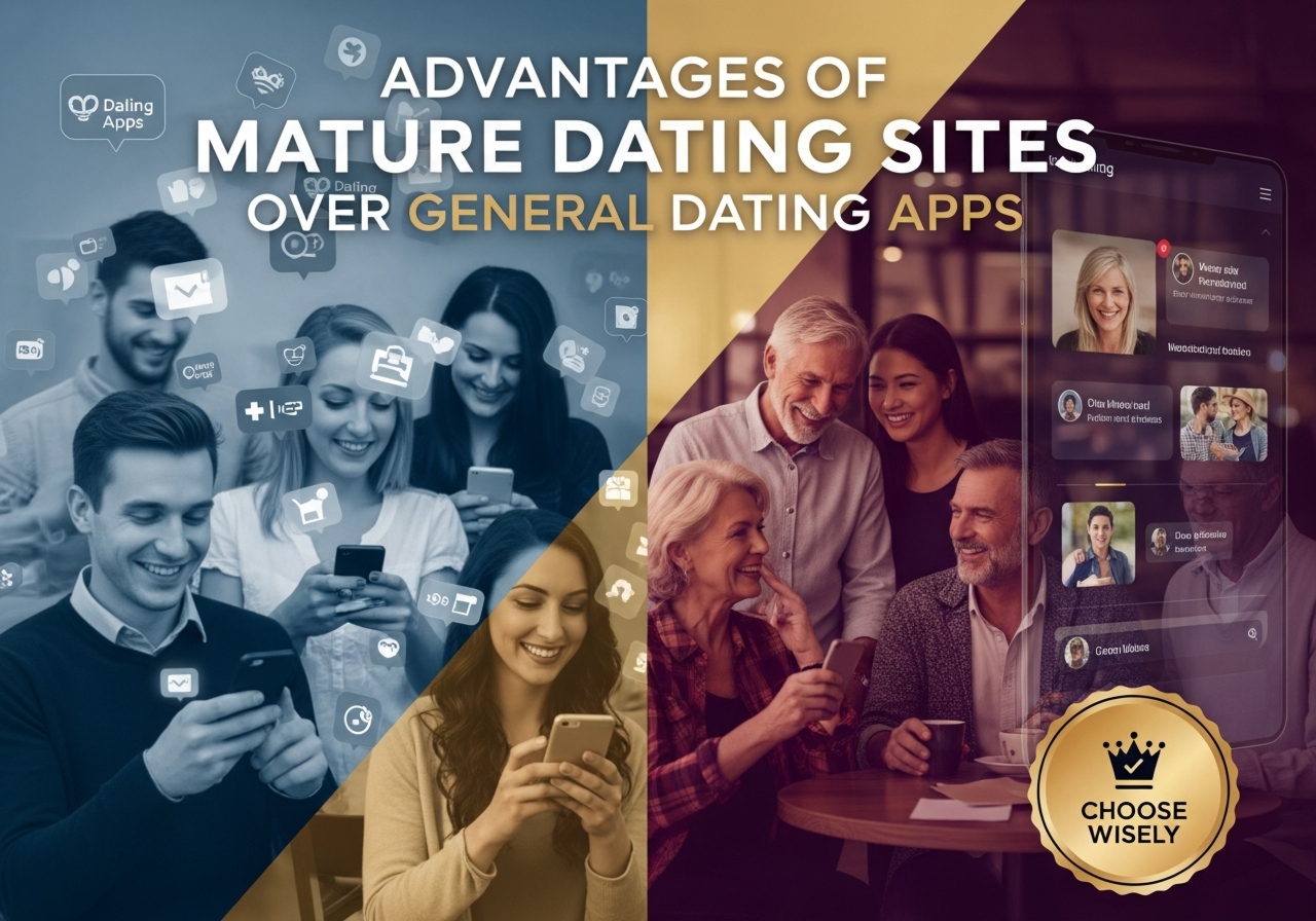 Advantages of Mature Dating Sites Over General Dating Apps
