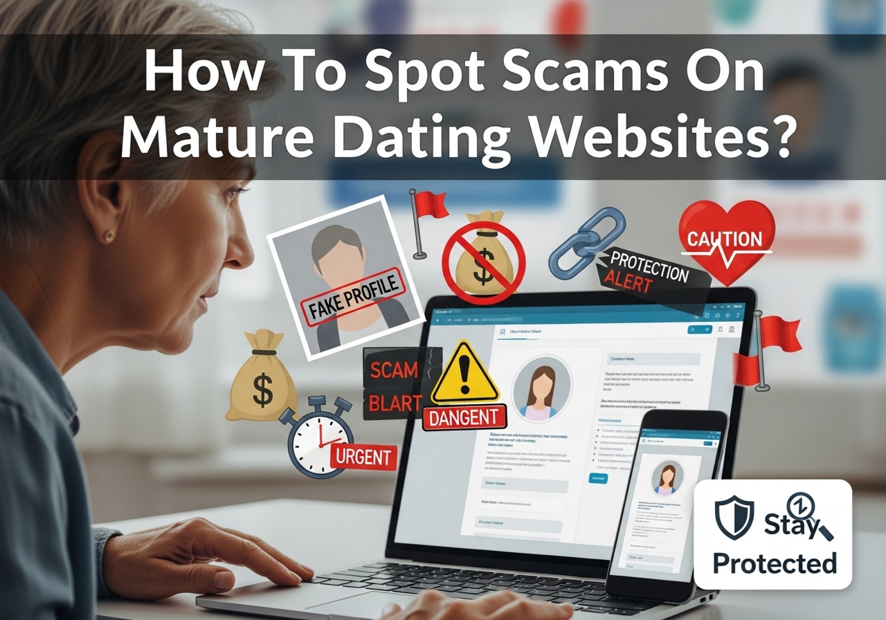 How To Spot Scams On Mature Dating Websites?