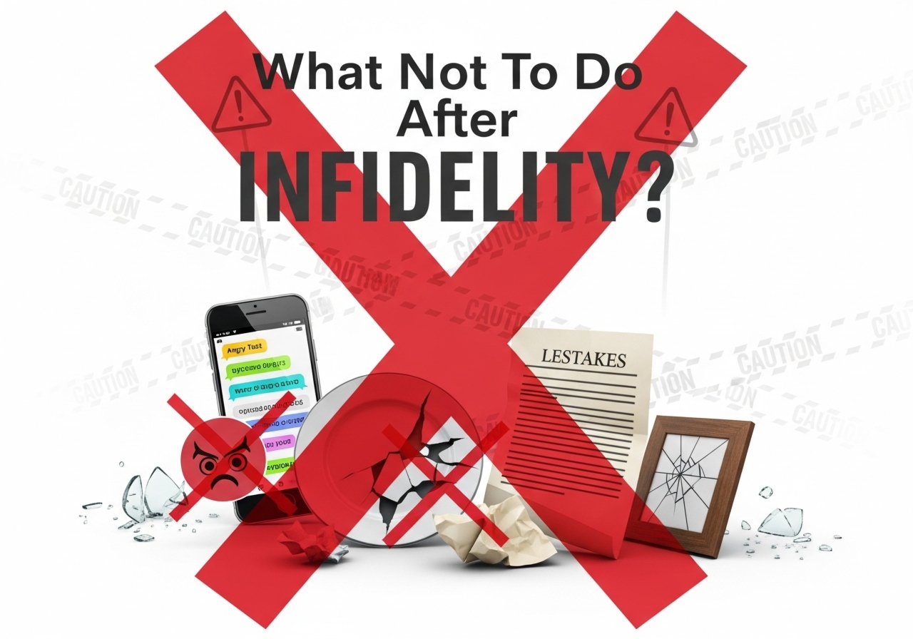 What Not To Do After Infidelity?