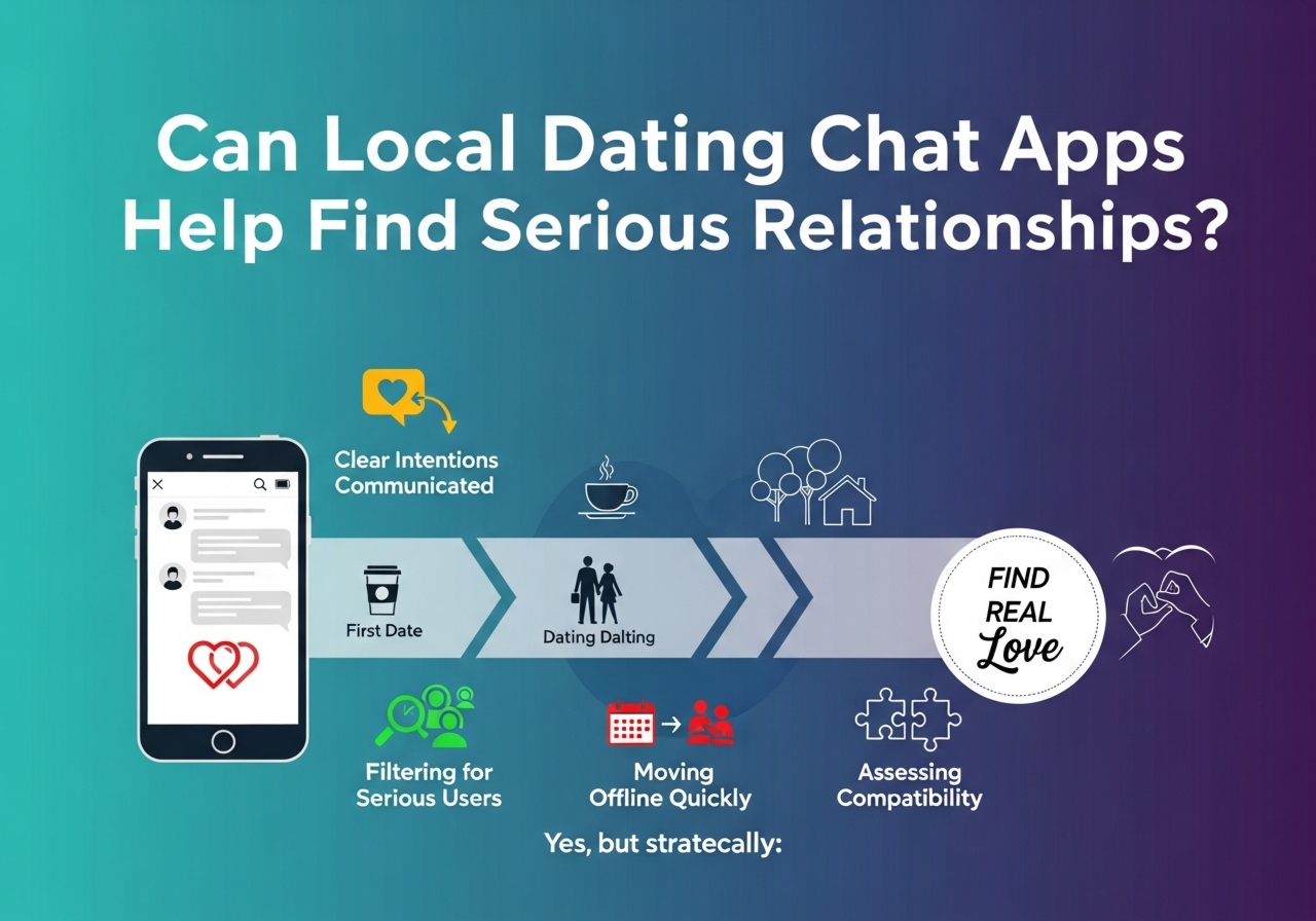 Can Local Dating Chat Apps Help Find Serious Relationships?