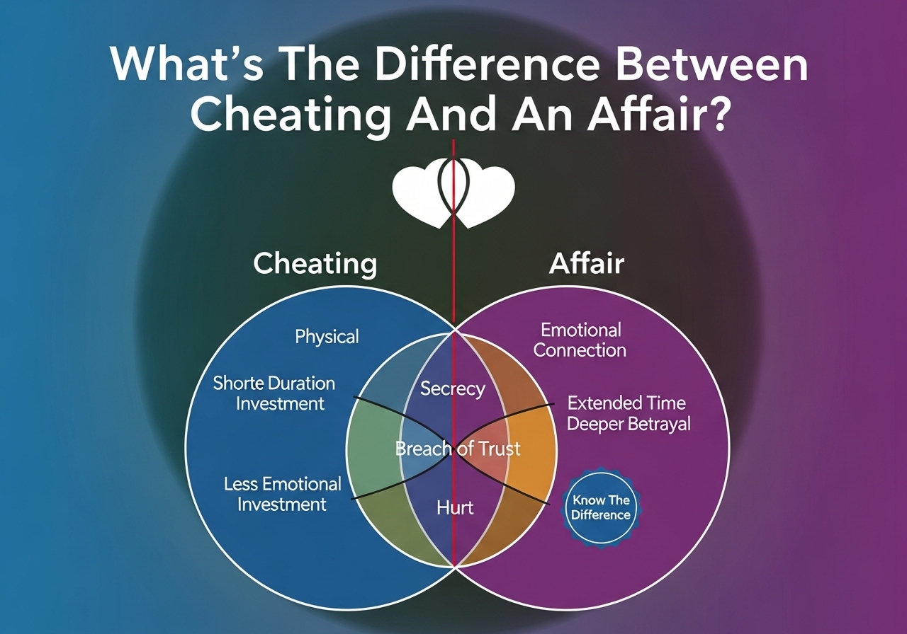 What’s The Difference Between Cheating And An Affair?
