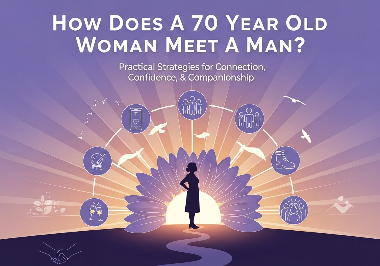 How Does A 70 Year Old Woman Meet A Man?