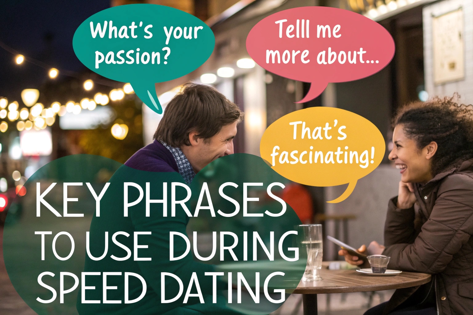 Key Phrases To Use During Speed Dating