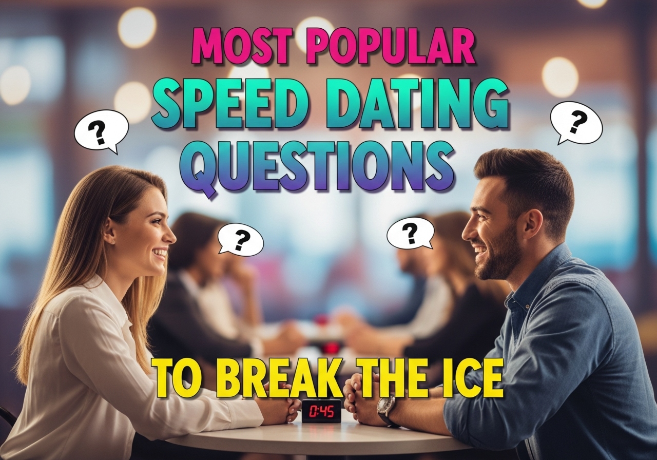 Most Popular Speed Dating Questions To Break The Ice